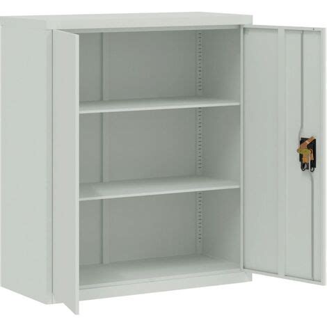 Armadio Classificatore Grigio Chiaro 90x40x105 Cm In Acciaio