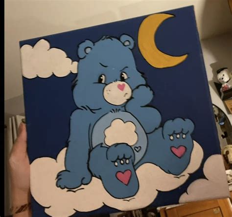 Painting inspo acrylic Grumpy care bear acrylic painting | Disney ...