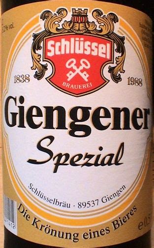 Getraenke Biertest Schl Sselbr U Giengener Spezial Von