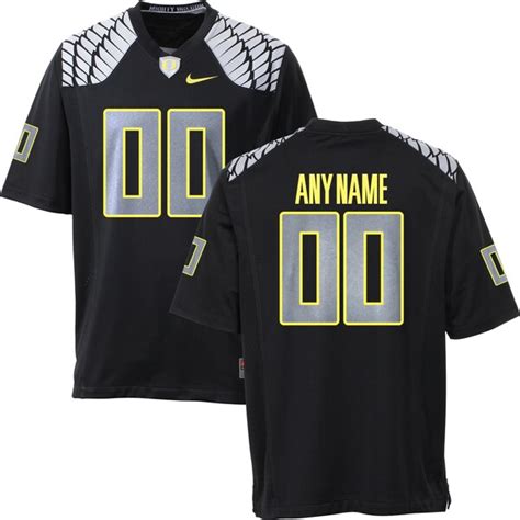 Nike Oregon Ducks Custom Replica Football Jersey Black Official Oregon Ducks Shop