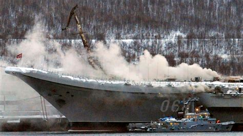 One Killed, 10 Injured In Fire Aboard Russia's Only Aircraft Carrier