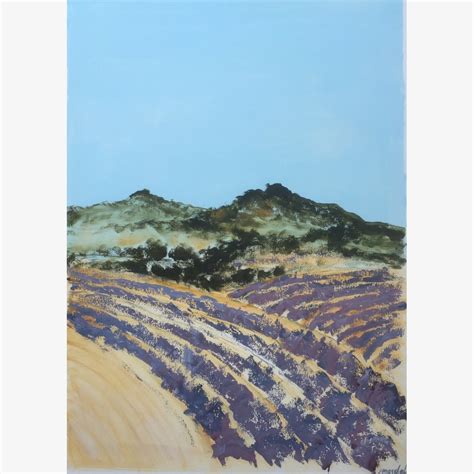 The Luberon 10 Oil On Art Paper