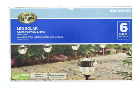 Hampton Bay Acorn Solar Lights Solar Lights