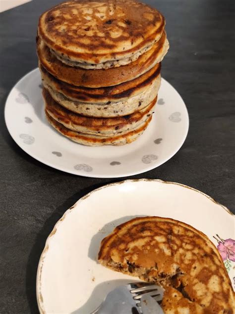 Pancakes à la banane et aux pépites de chocolat MimineCuisine