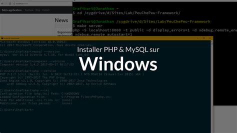 Tutoriel vidéo PHP Installer PHP MySQL sur Windows Grafikart