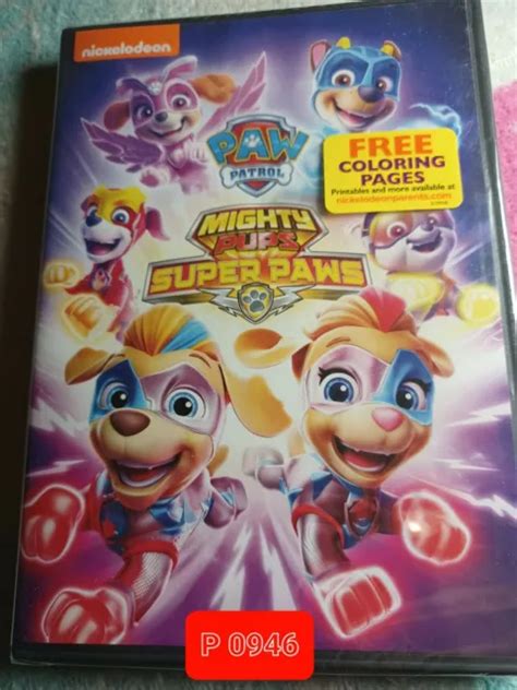 Paw Patrol Mighty Pups Super Paws Dvd 2019 New Sealed Fast Free