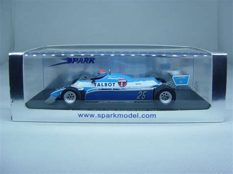 送料350円 spark 1 43 Ligier JS17 Belgium GP 1981 25 Jean Pierre Jabouille