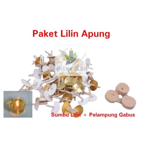 Jual Paket Sumbu Lilin Apung Pelampung Gabus Sumbu Lilin Minyak