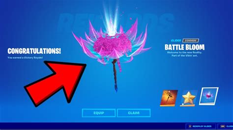 Fortnite How To Get The Battle Bloom Glider Chapter Season Youtube