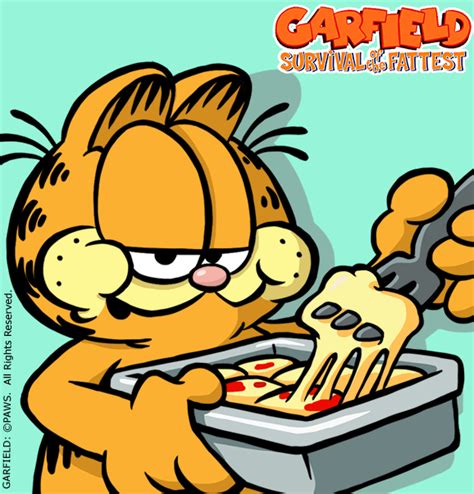 Garfield - A few of my favorite things in life: Lasagna, Coffee and Garfield: Survival of the ...