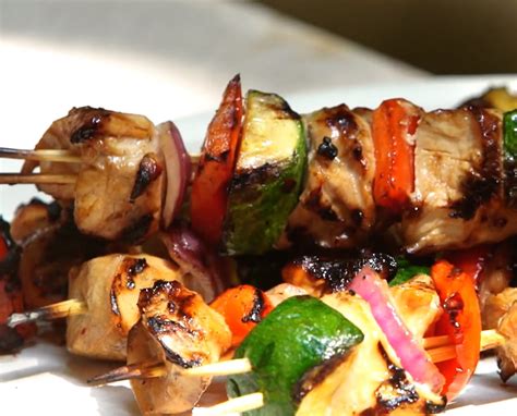 Yummy Honey Chicken Kabobs Recipe