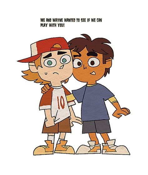 Total drama Wayne & Raj | Total drama island, Cartoon art styles, Cute ...