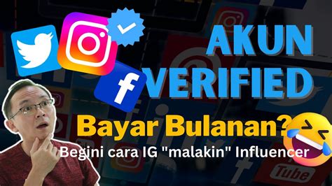 Mau Dapetin VERIFIED AKUN IG FB Bisa Langganan Bulanan Ujung