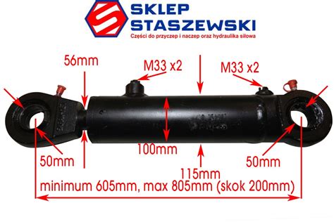 Mocny Si Ownik Hydrauliczny Cylinder Skok