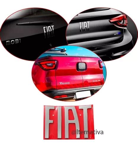 Emblema Da Tampa Traseira Fiat Toro Mala Do Mobi E Argo Parcelamento