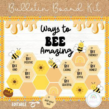 Bee Amazing Bulletin Board Kir Spring Summer Bee Themed Classroom Door