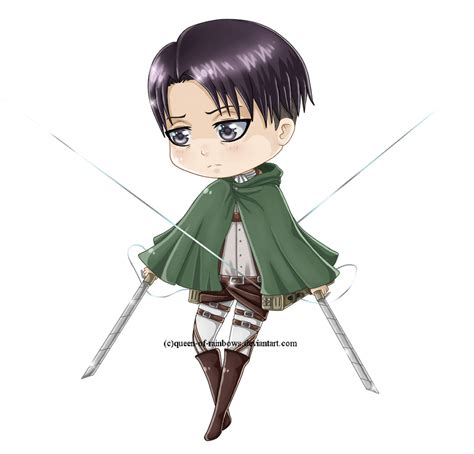 Snk Chibi Levi By Queen Of Rainbows On Deviantart