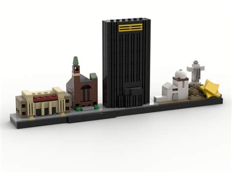 Lego Moc El Paso Skyline By Klosspalatset Rebrickable Build With Lego