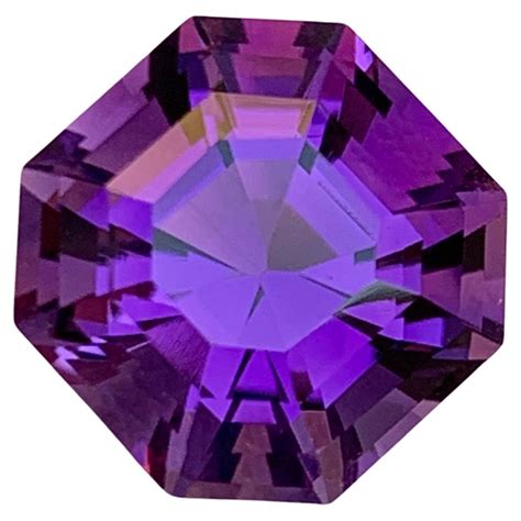 Purple Natural Amethyst Octagonasscher Cut 840 Carat For Any Jewelry