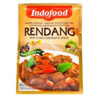 Indofood Bumbu Special Rendang Gram Instant Seasoning Mix For Beef