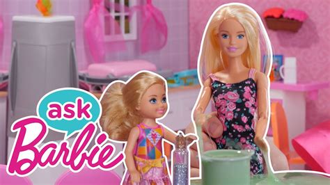 Barbie Ask Barbie About Slime Youtube