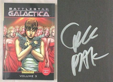 Signed 1st Ed Battlestar Galactica 3 Greg Pak 2007 Dynamite Hardcover Book Ebay