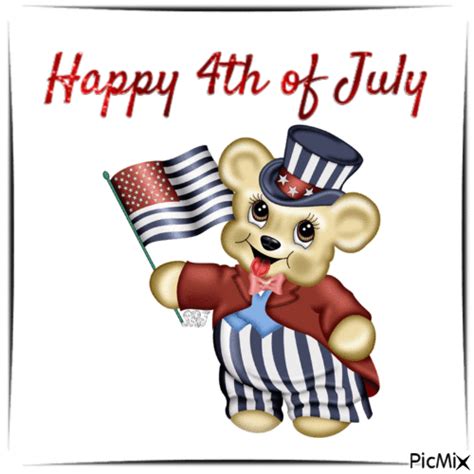 Patriotic Teddy Happy 4th Of July Pictures Photos And Images For