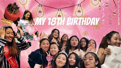 My 18th Birthday Vlog Pajama Party 🎉 Youtube