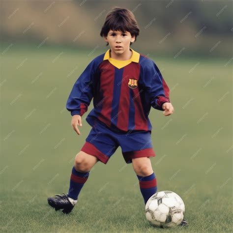 Premium AI Image | Lionel Messi Barcelona old childhood picture ...