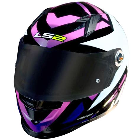 Capacete LS2 FF358 Classic Starwar Pink Rosa Cavalo de Aço Motos