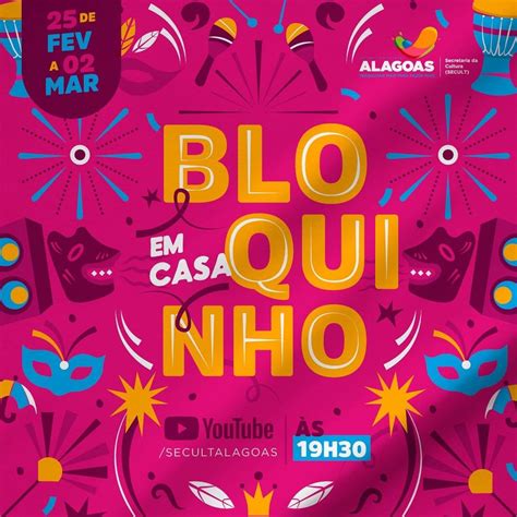 Secult Lan A Programa O Online De Carnaval Confira Alagoas Na Net