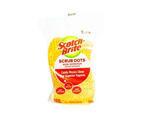 Scotch-Brite Scrub Dots Non-Scratch Scrub Sponges 2 Pack