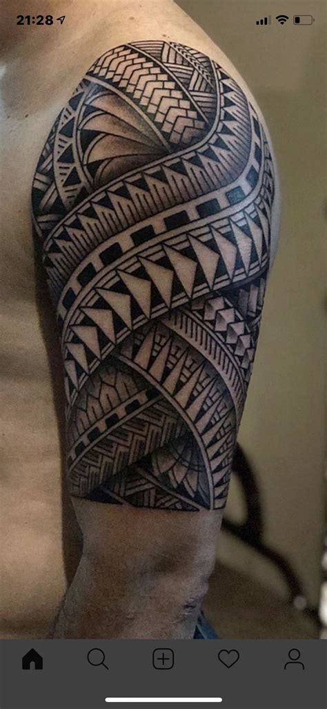 Pinterest Half Sleeve Tattoos Polynesian Arm Tattoos For Guys