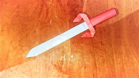 How To Make A Paper Sword Ninja Sword Tutorial Youtube