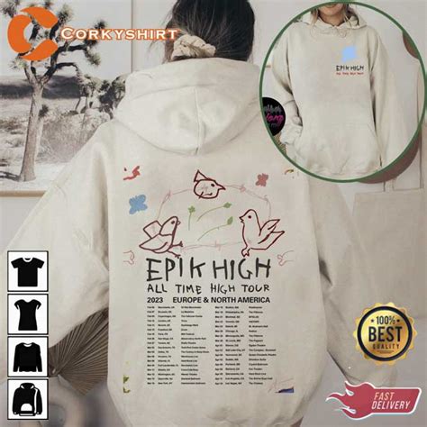 Epik High 2023 Tour An Evening With Epik High 2sides Shirt - Corkyshirt