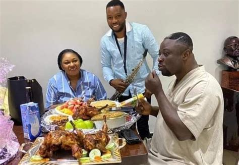 TRENDING Governor Ayades Brother Poses With Bowls Of Chicken Photo