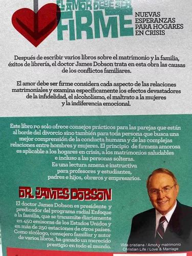 Libro El Amor Debe Ser Firme Bolsillo James Dobson Cuotas sin interés