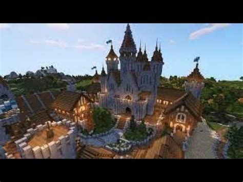 Minecraft Bluenerd Castle Timelapse Sped Up Youtube