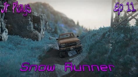 Jr Plays Snow Runner Ep 11 Towing Platform YouTube