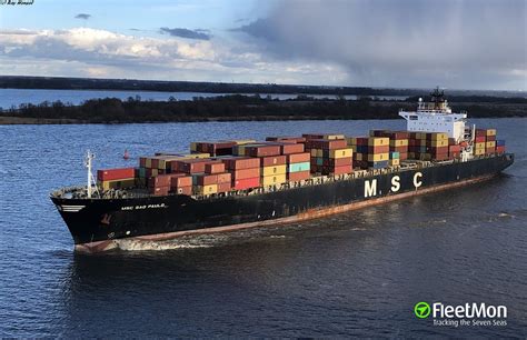 Vessel Msc Sao Paulo V Container Ship Imo Mmsi