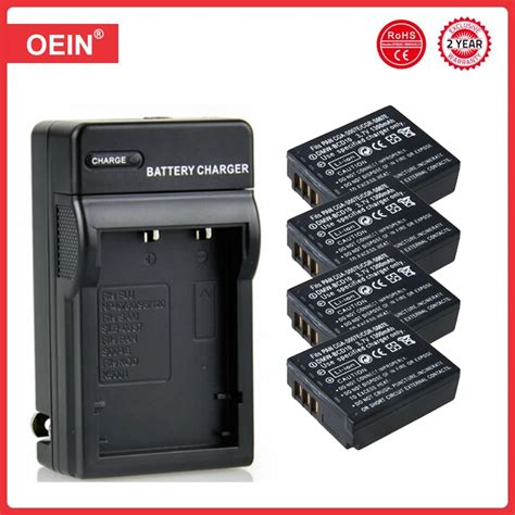 Pcs Mah Cga S Cgr S E Dmw Bcc Batterie Pour Panasonic Lumix