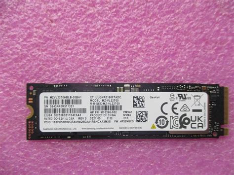 HP Genuine M52027 001 HP SKO SSD 2TB ZTurbo PCIe 4x4 2280 TLC M