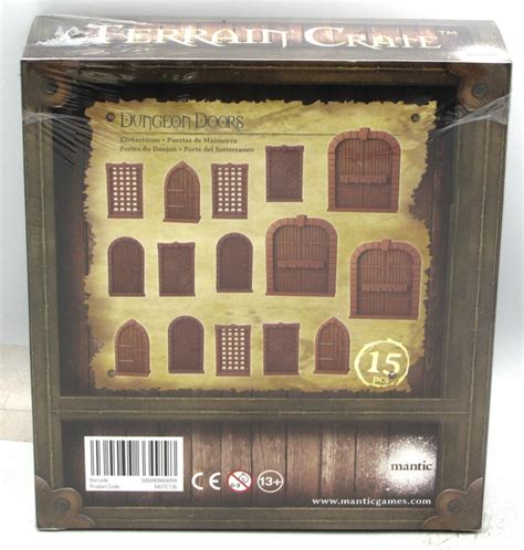 Terrain Crate Mgtc136 Dungeon Doors 15 Pieces Portcullis Wooden Doors