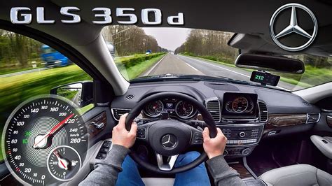 Mercedes Benz GLS 350d ACCELERATION TOP SPEED AUTOBAHN POV By