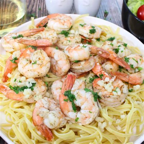 Minute Air Fryer Shrimp Scampi With Garlic Butter Dinners Done Quick