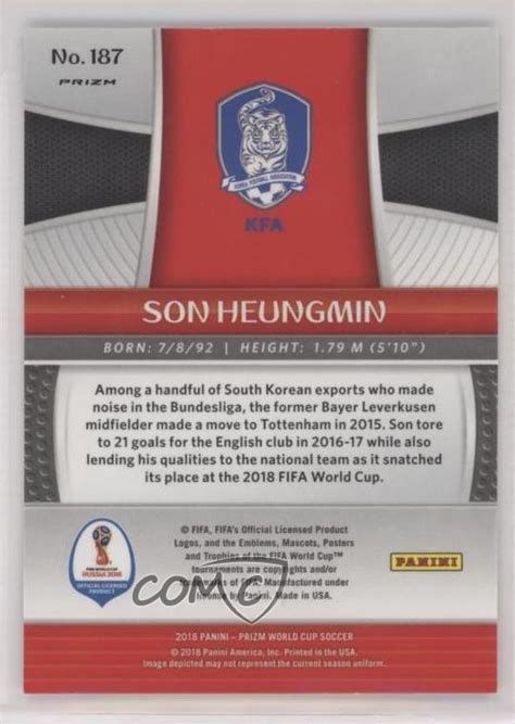 Panini Prizm World Cup Mojo Prizm Heung Min Son For Sale