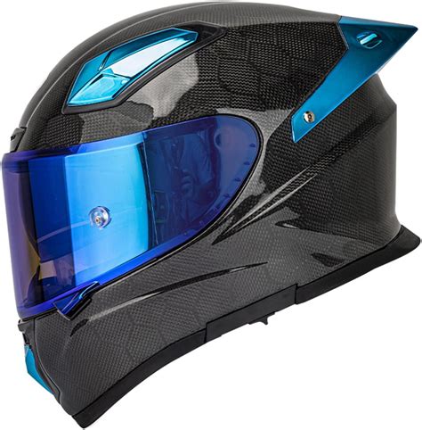 Casco Moto Fibra Carbono Cascos Integrales para Hombre Y Mujer Diseño