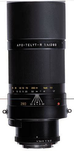 Объектив Leica APO Telyt R 280 mm f 4 Характеристики MTF отзывы