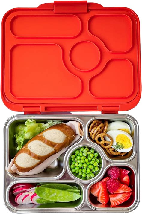 Yumbox Presto Compartment Stainless Steel Leakproof Bento Box Tango