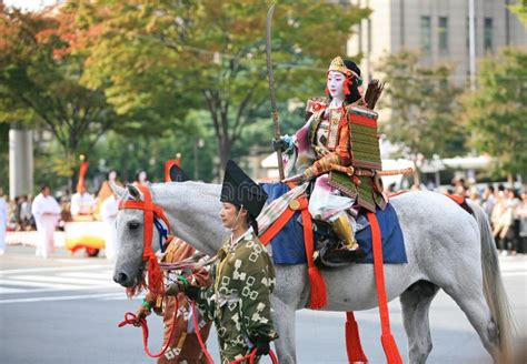 Tomoe Gozen Una Samurai Del Siglo Xii Festival Jidai Kyoto Jap N